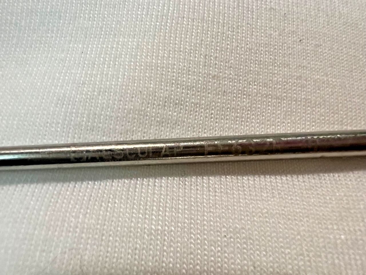 AESCULAP FF632R Hardy Curette Up Curved 5mm X 10-1/4" Length — photo 4