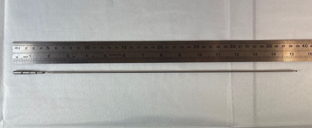 AESCULAP PO735R Laparoscopic Bullet Nose Grasper Insert 5mm x 36cm — photo 5