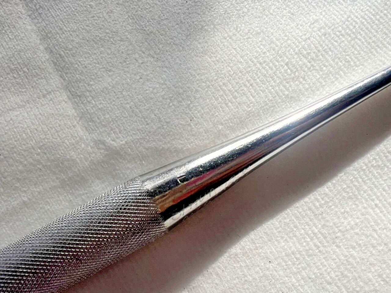 ZIMMER 1875-02 Hand Facet Rasp Left Handed 20deg Blade Angle 11-3/4" Length — photo 5