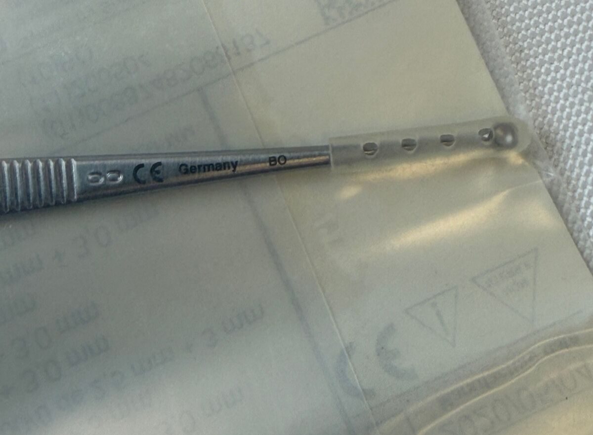 SYMMETRY SURGICAL 29-8010 Martini Double Ended Bone Curette Size 00 & 0 L: 5.5" — photo 5