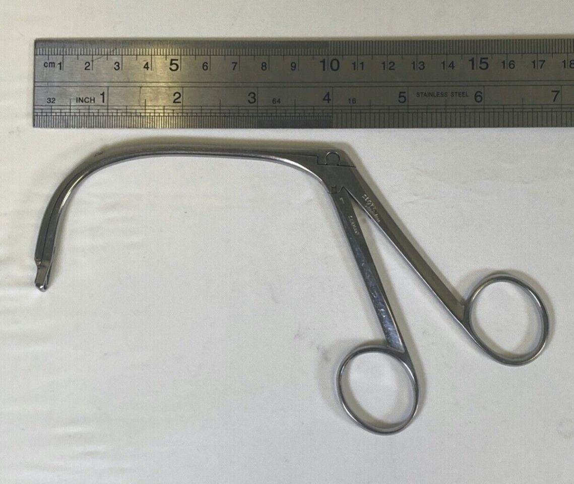 KARL STORZ N6179 #1 Triangular 7mm Lower Basket 6mm Jaw King Adenoid Punch Forcep — photo 7