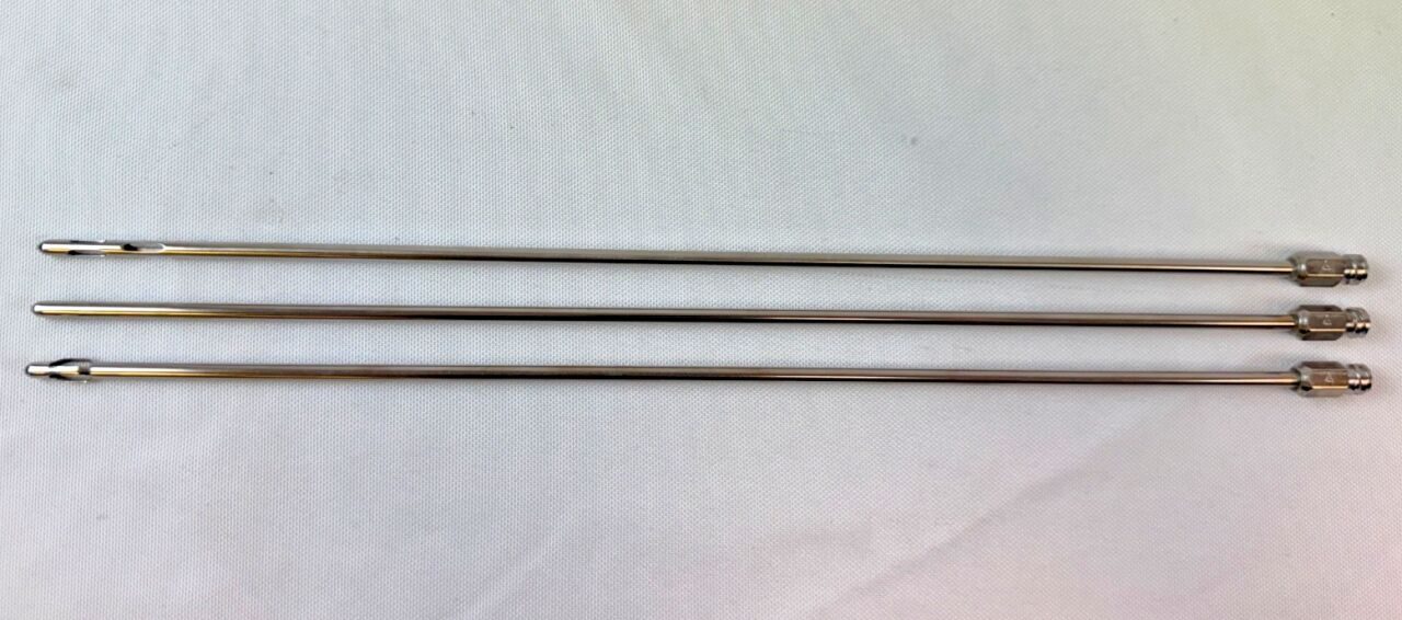 4mm x 30cm 3 Hole 6 Hole Tiger Tip Cannula