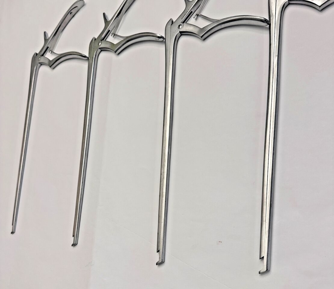 RUGGLES INTEGRA 40o Up 15mm X 3mm-6mm 11" Set of 4 Spurling Kerrison Rongeurs — photo 2