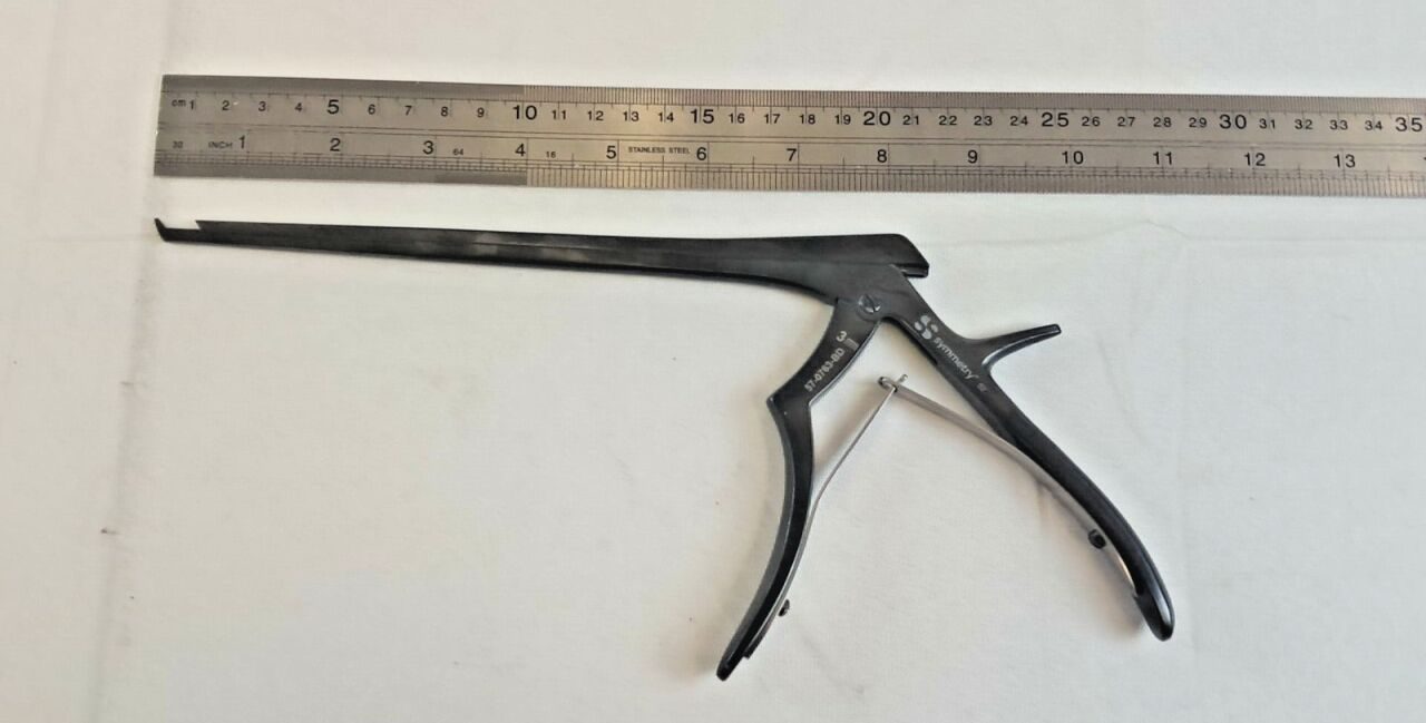 SSI ULTRA 57-0763-BD Kerrison Rongeur 3mm 40deg Upbite 8" Length — photo 2