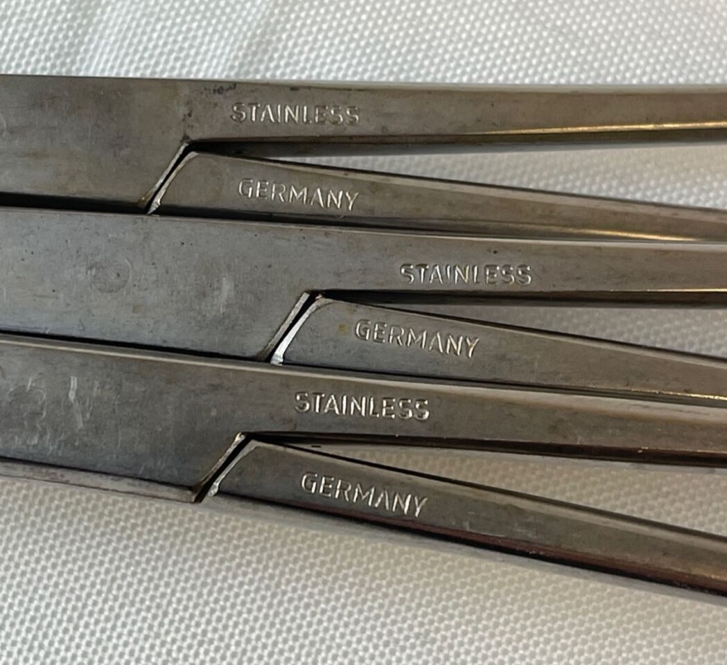 V. MUELLER CH1682 Sarot Intrathoracic Artery Forceps 3" Curved Jaw 9.5", Set of 3 — photo 3