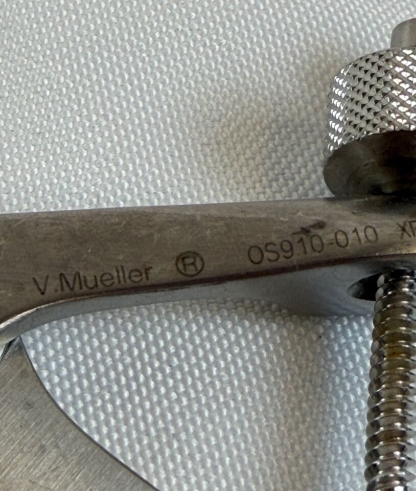 V. MUELLER OS910-010 Verbrugge Bone Holding Forceps w/ Speed Lock 7" Orthopedics — photo 2