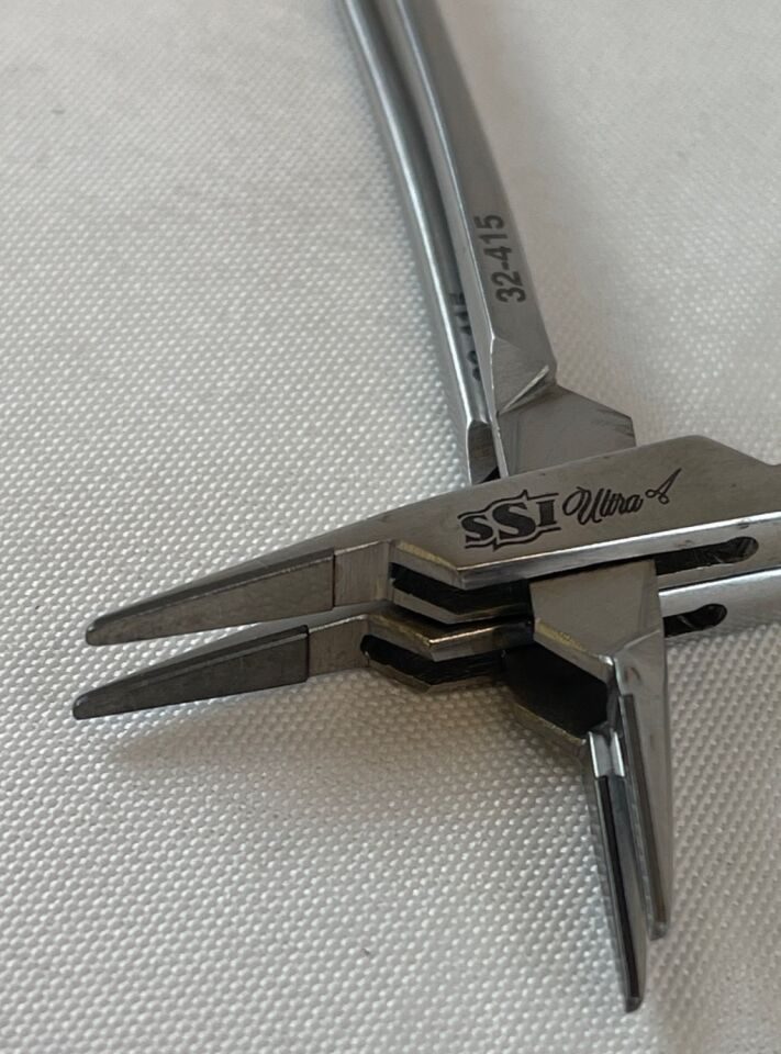SSI ULTRA 32415 Halsey Needle Holder Smooth T/C Inserts — photo 3