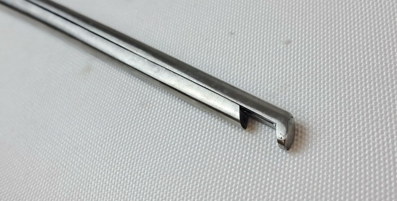 OMI 52-142-04B Black Surgical Kerrison Rongeur 4mm 8 inch — photo 3