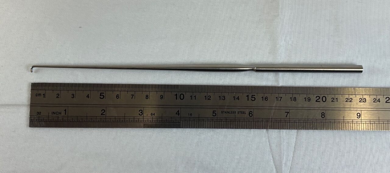 JARIT 285-230 Dandy Nerve Hook Blunt 90deg Tip 5mm x 9" — photo 6