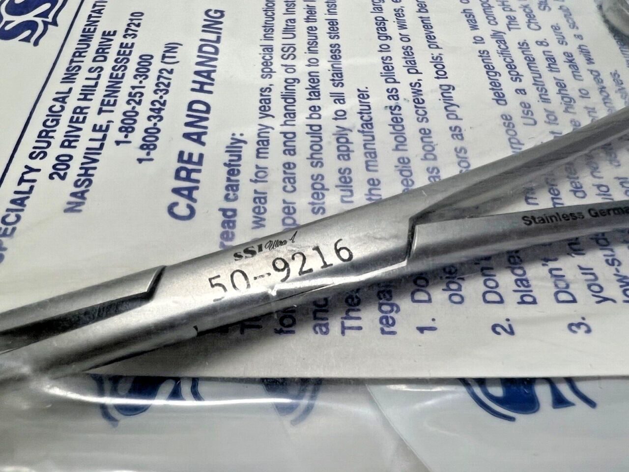 SYMMETRY SURGICAL 50-9216 Pratt-Smith Hemorrhoidal Forceps — photo 2