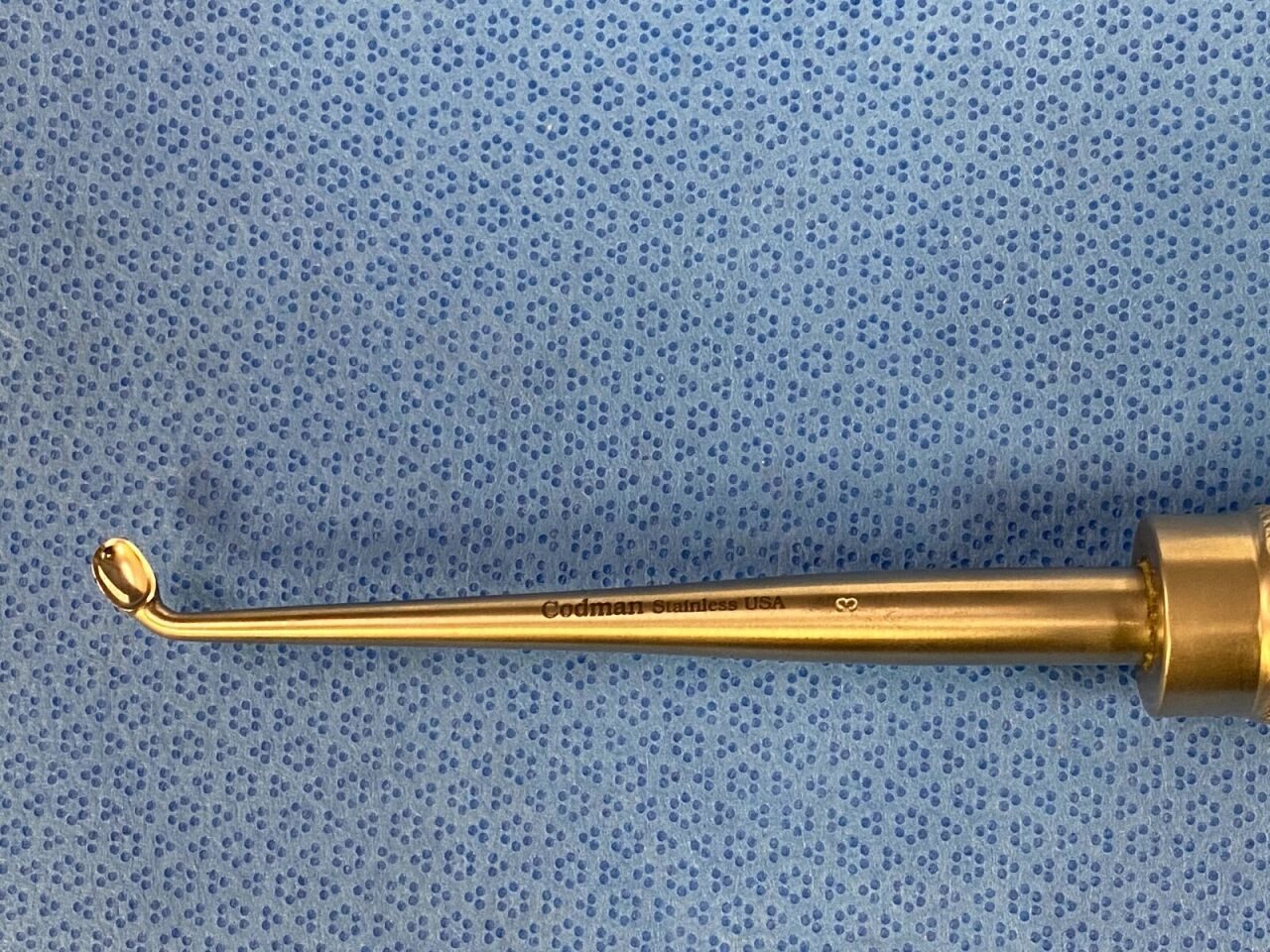 CODMAN SP-00887 Right Angled Spinal Curette 11" — photo 2
