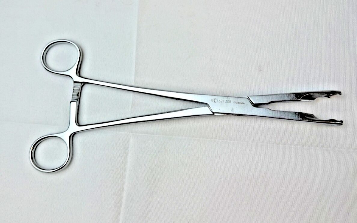 GLOBUS MEDICAL 624.308 Trial Sizer Holder Holding Forcep Angled Jaws