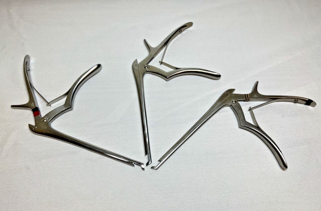 WECK 4mm & 5mm Set of 3 Kerrison Rongeurs Neurology Spinal
