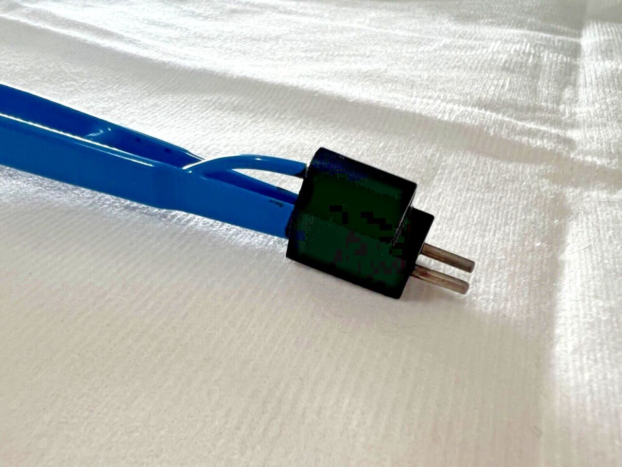 8" Length Bayonet Neurology Forcep Insulated w/ Irrigation — photo 2