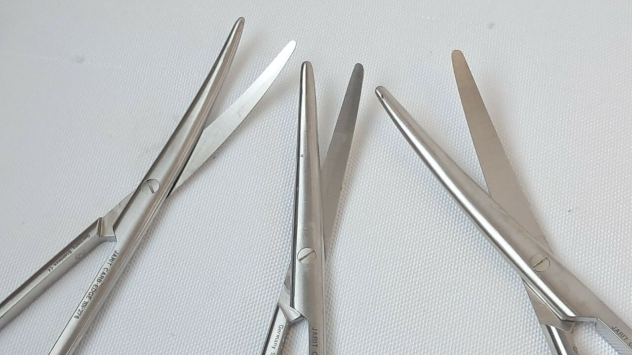 JARIT 101-267 101-276 101-270 Carb-Edge Metzenbaum-Nelson Scissors Set — photo 4
