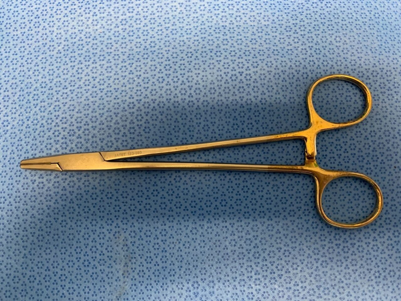 JARIT 123-140 Mayo Hegar Carb Bite Needle Holder 7"