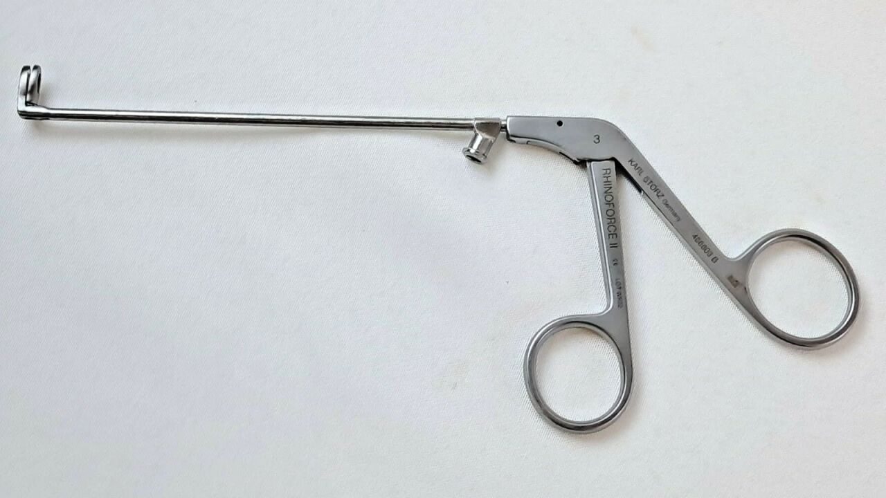 KARL STORZ 456803B RHINOFORCE II Blakesley-Wilde Nasal Forceps Size 3 — photo 3