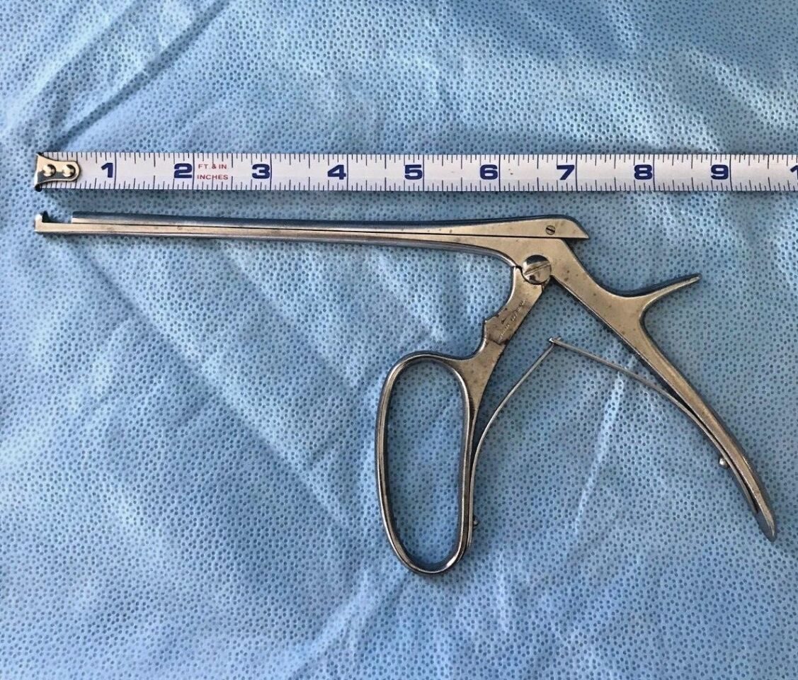 ZIMMER 3345 5mm X 90deg Up Ferris-Smith Kerrison Rongeur, 7" (17.8cm) Orthopedic — photo 10
