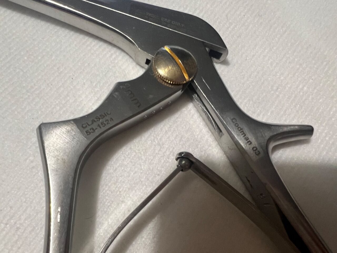 SYMMETRY 53-1524 Cervical Kerrison Rongeur 2mm X 40deg UpBite 8" Length — photo 5