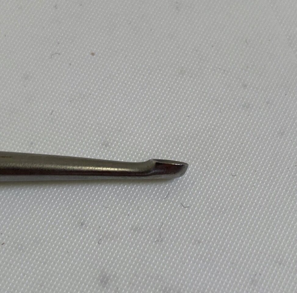 V. MUELLER U-0178 Chroma-Line 10" Size 2/0 Straight Cup Curette Neuro Spine — photo 6
