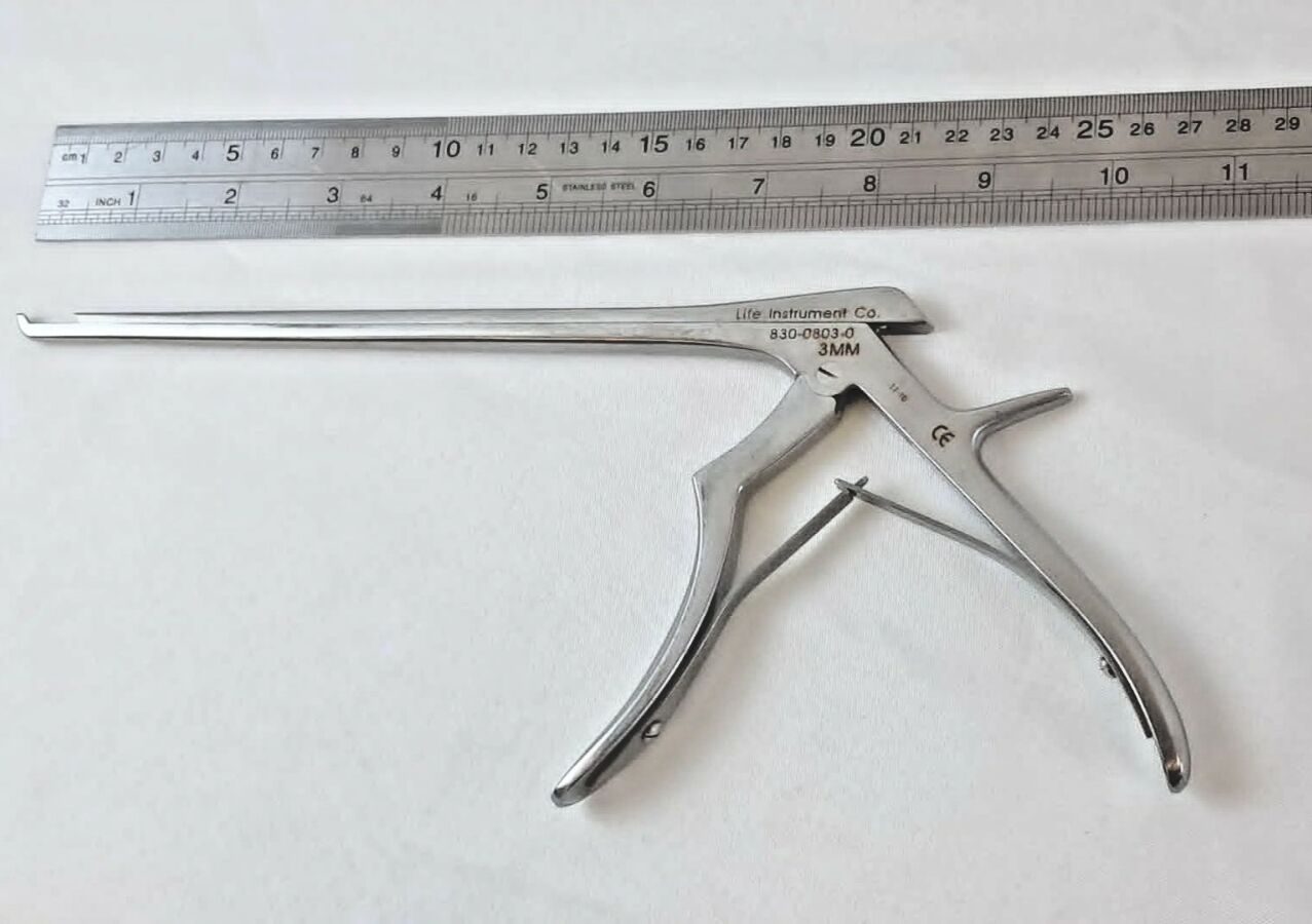 LIFE INSTRUMENT CO 830-0803-0 Kerrison Neuro Rongeur 3mm — photo 5