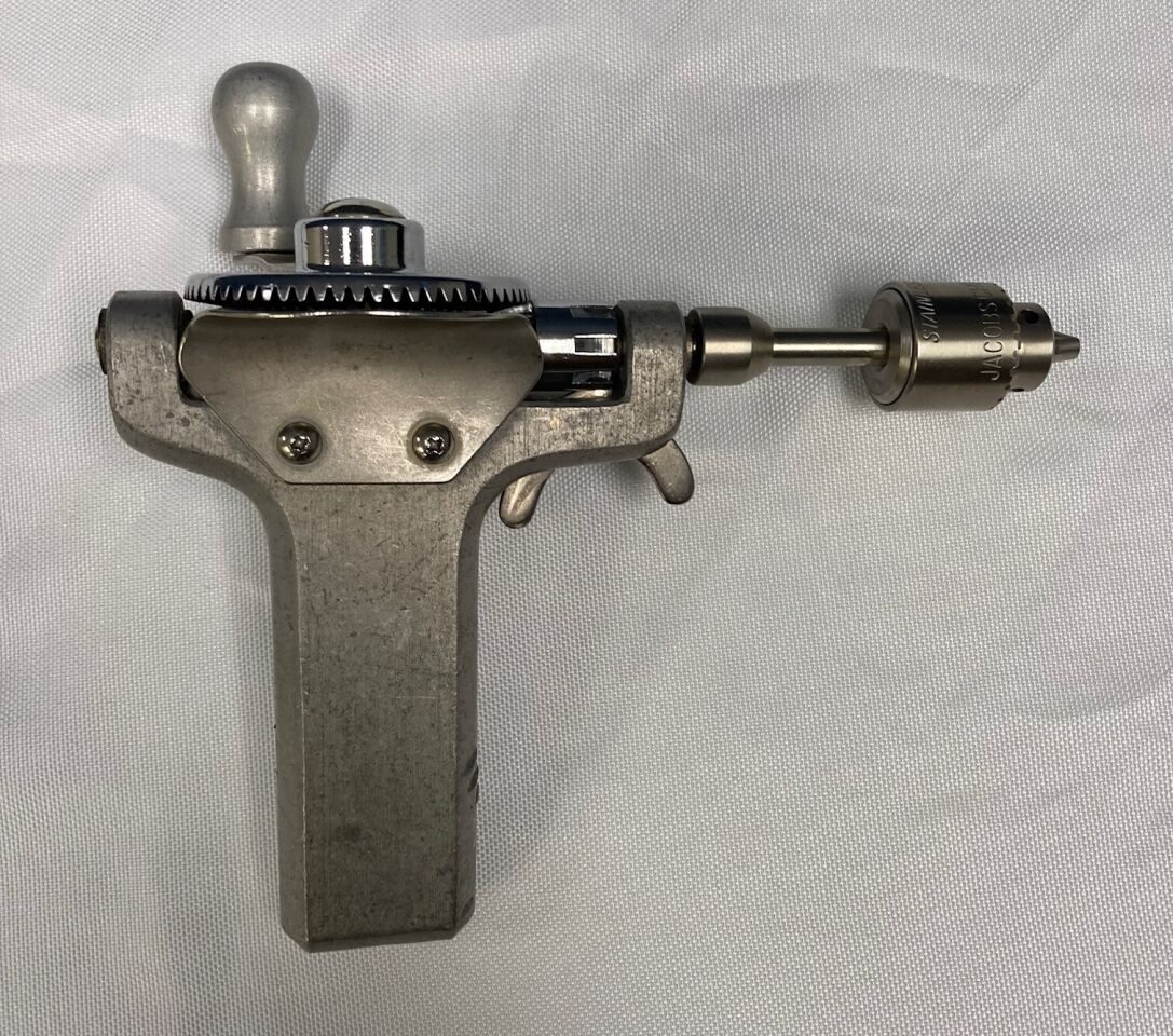 WECK PILLING 5/32" Jacobs Chuck Manual Hand Drill w/ Key Neuro — photo 6