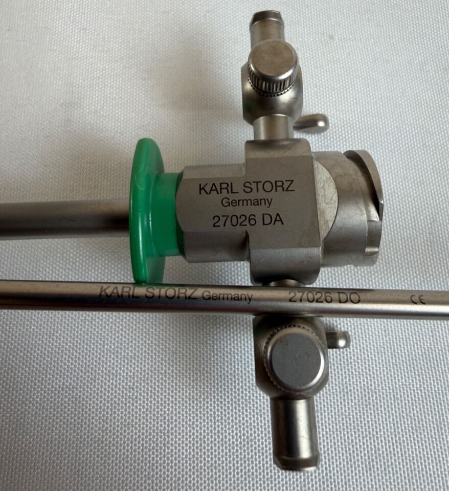 KARL STORZ 19 Fr Green Sheath & Obturator 27026DA   27026DO Cysto-Urethroscope Sheath   Obturator 19Fr Green — photo 2