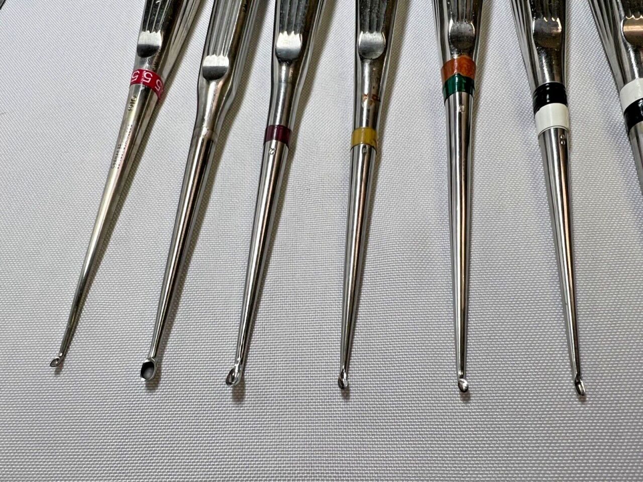 CODMAN  Set of 8 Bone Cup Curettes Spinal — photo 3