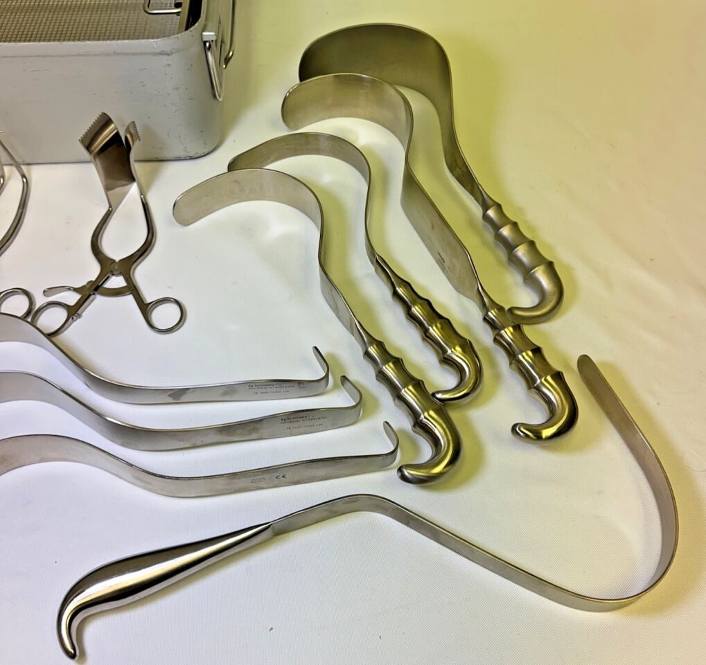 VARIOUS  19 Piece Multi Retractor set Codman V.mueller Aesculap Retractors Deaver Se — photo 8