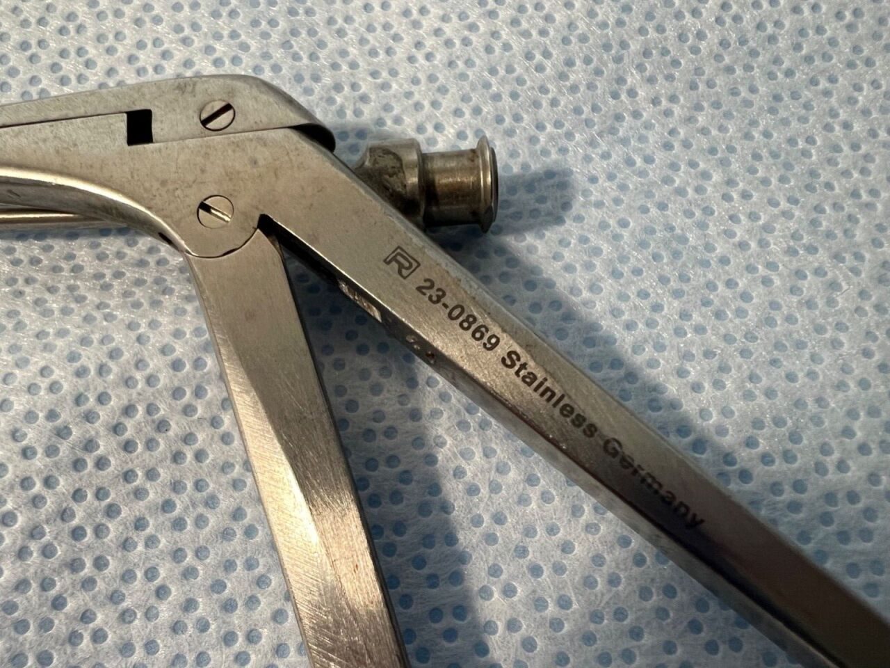 RICHARDS 23-0869 Weil-Blakesly Straight Nasal Suction Forceps 12cm Shaft ENT — photo 5