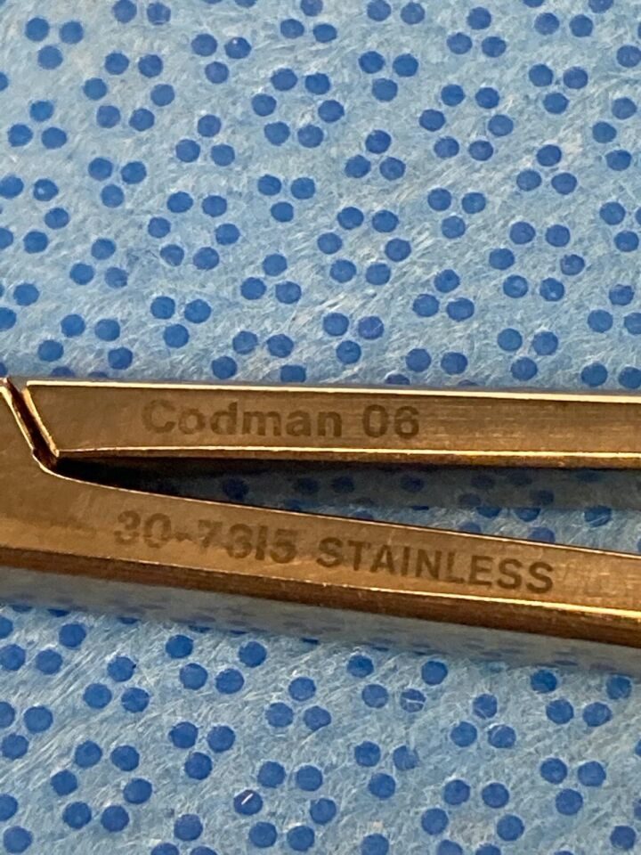 CODMAN 30-7315 White Tonsil Seizing Forceps — photo 3