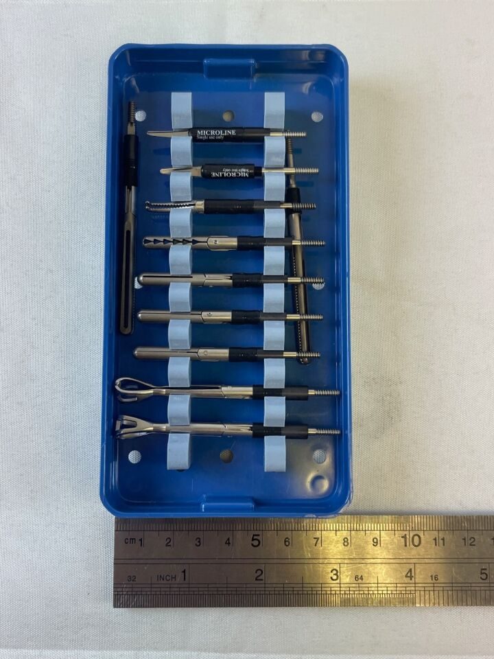 PENTAX Microline Laparoscopic Graspers Dissectors Set of 11 w/ Case — photo 8