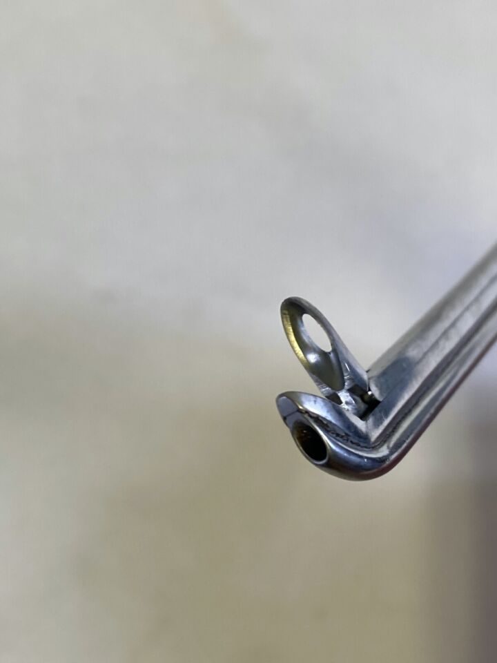 KARL STORZ 650041 w/ Suction Size 1 45deg Upturned Jaws ENT Weil Blakesley Forcep — photo 5