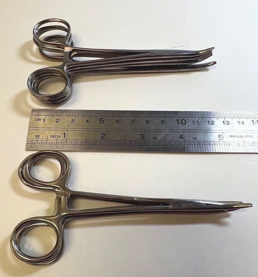 Hartman Mosquito Forceps Curved Serrated Jaws — photo 4