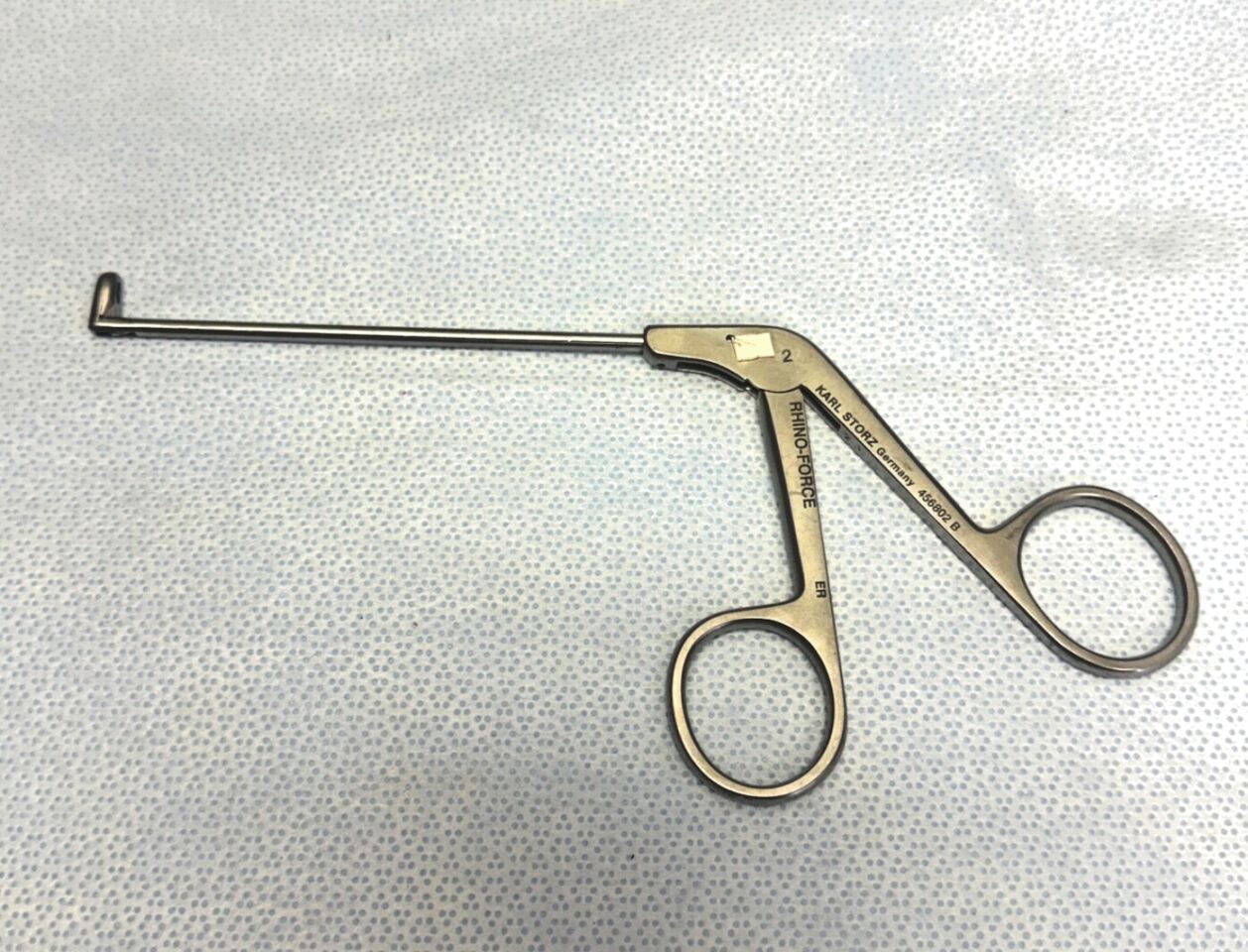 KARL STORZ 456502B RHINOFORCE II Blakesley-Wilde Nasal Forceps Size 2 ENT — photo 1
