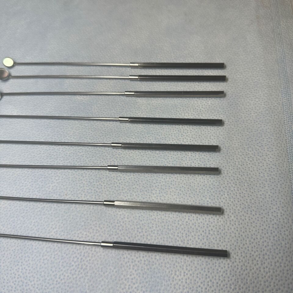 INTEGRA  Set of 8 Laryngeal Mirrors ENT — photo 4