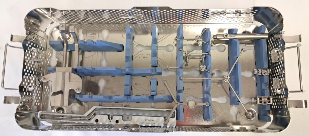 BRAINLAB Various Spine Navigated Surgical Instrument Set w/ Tray