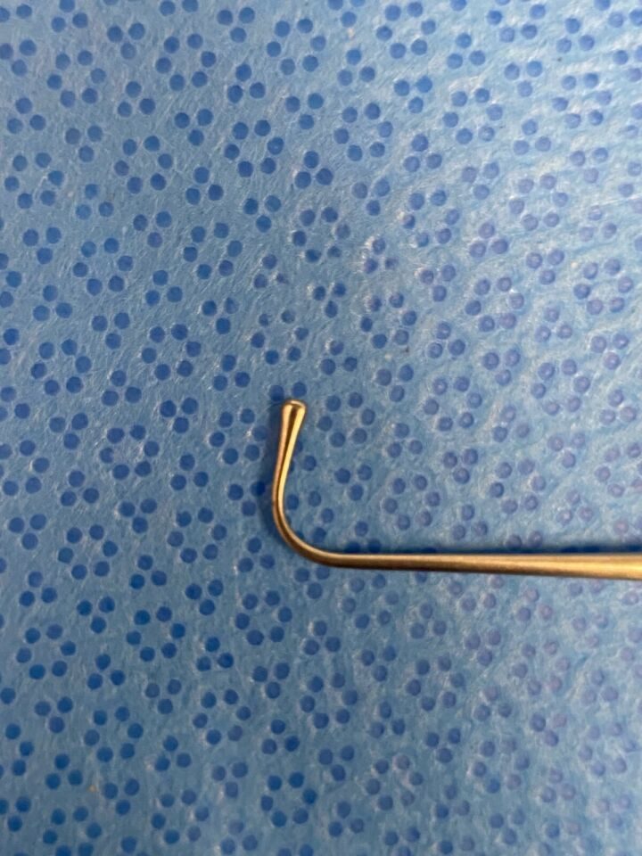 WECK 7503 Graefe Muscle Hook 10x2mm 5.5" — photo 4