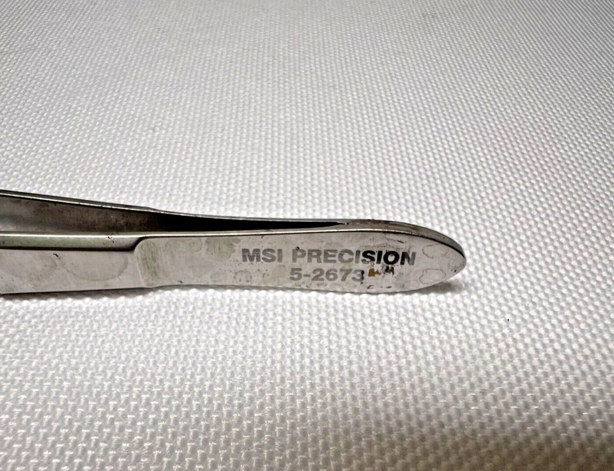 MSI PRECISION INSTRUMENTS 5-2673 Graefe Fixation Forceps 4.5mm Jaws x 4-1/4" WL — photo 3