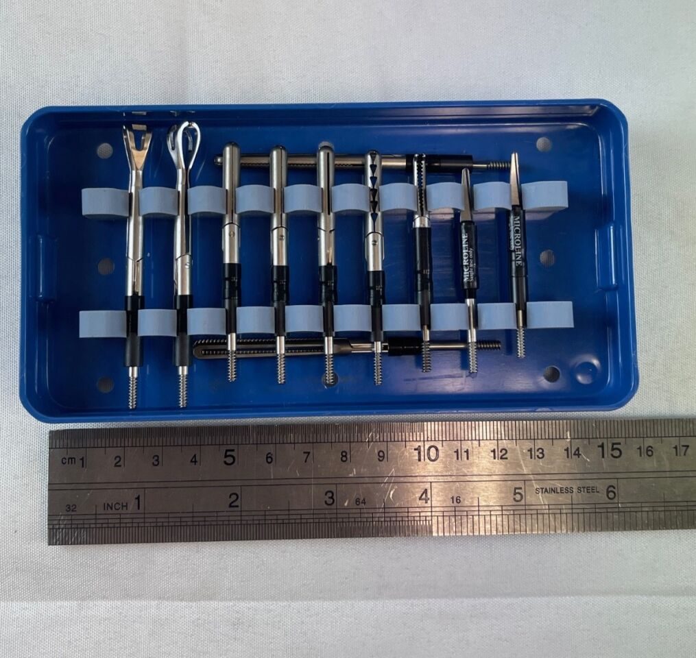 PENTAX Microline Laparoscopic Graspers Dissectors Set of 11 w/ Case — photo 7