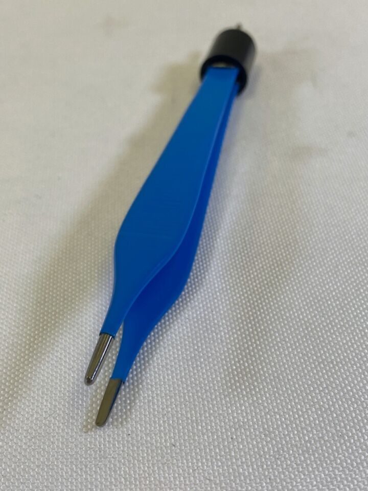 ELMED 5710-05A Adson Bipolar Forcep Insulated 2mm Straight Tips 4.75" — photo 6
