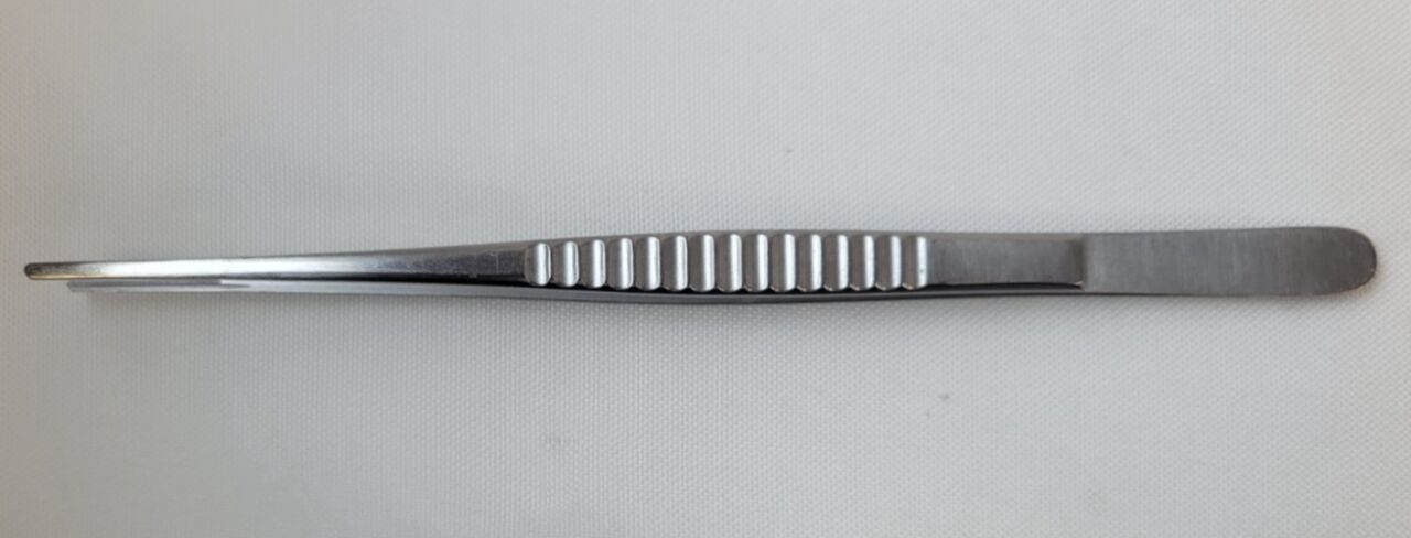V. MUELLER CH5902 DeBakey Vascular Tissue Forceps Straight Serrated Tips 19.7cm — photo 7