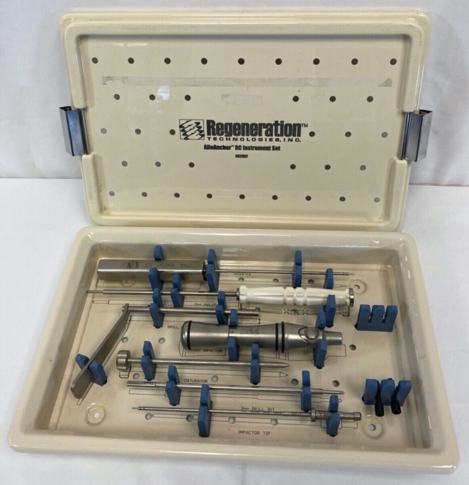 REGENERATION TECHNOLOGIES 002937 AlloAnchor RC Instrument Set Arthroscopy — photo 1