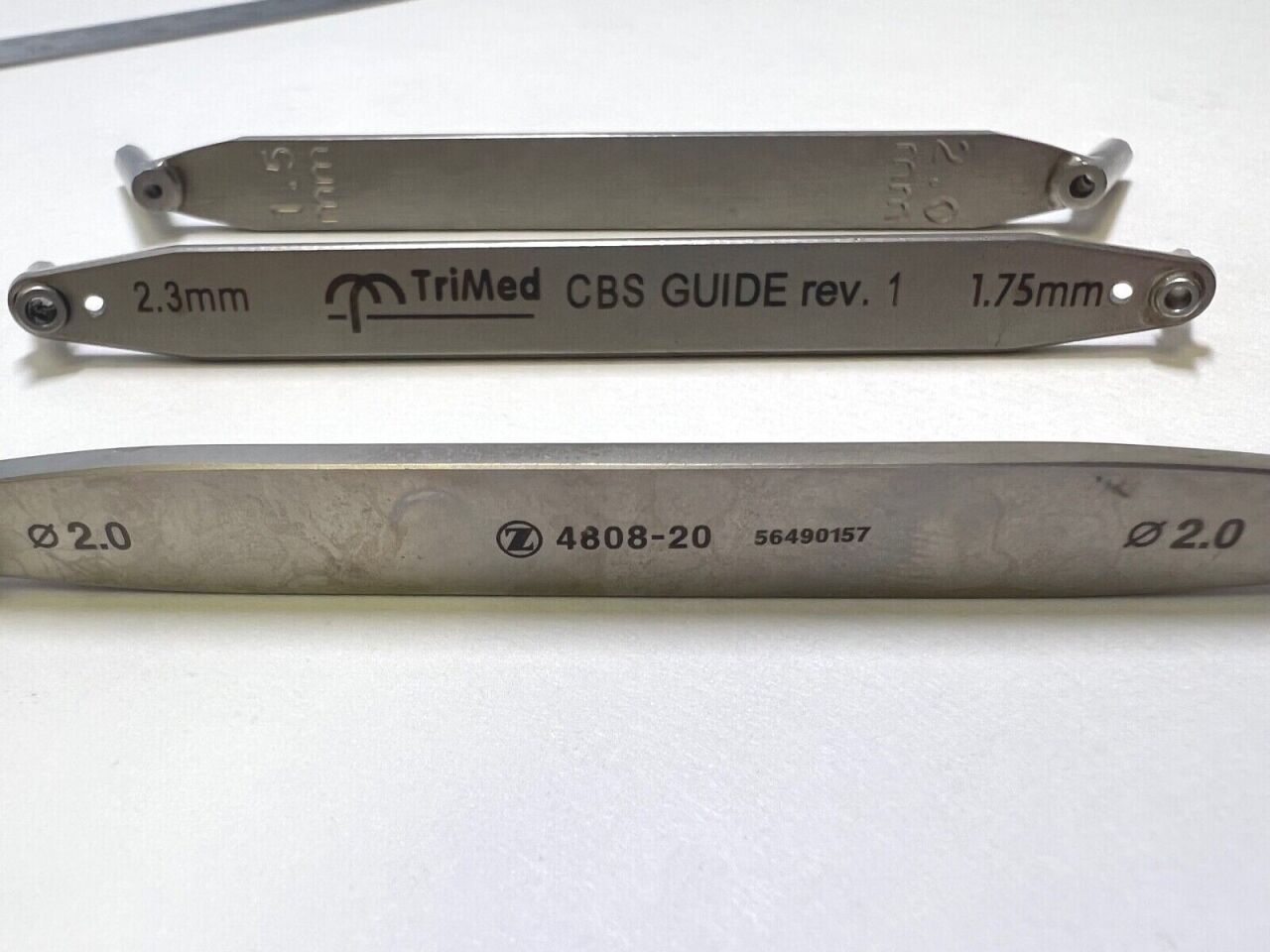 ZIMMER  Lot of 3 TriMed Parallel & Double Drill Guide/Sleeves — photo 3