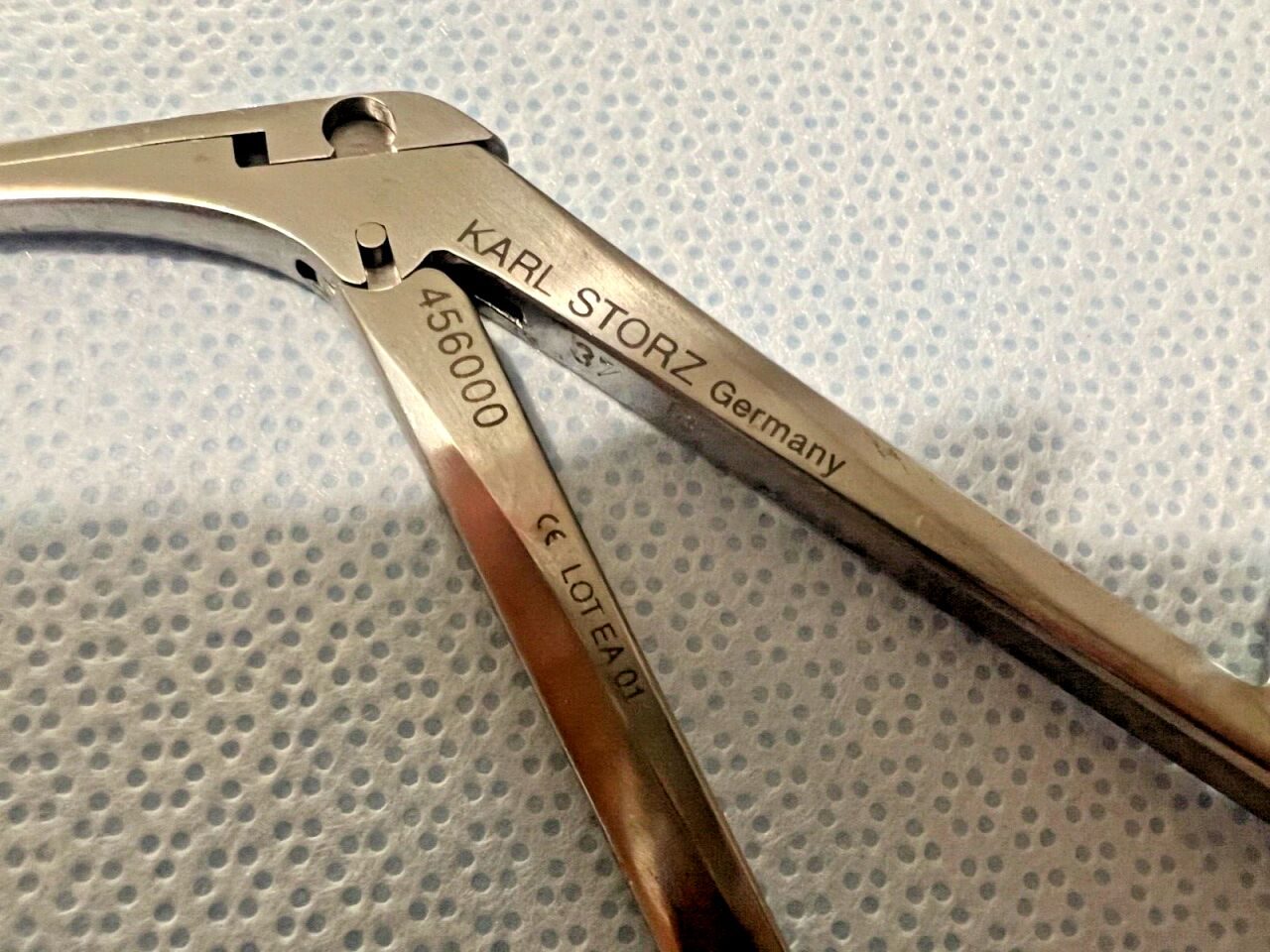 AESCULAP MA321R Well-Blakesley Fenestrated Nasal Forceps 4mm X 4.5" Size 1 ENT — photo 4