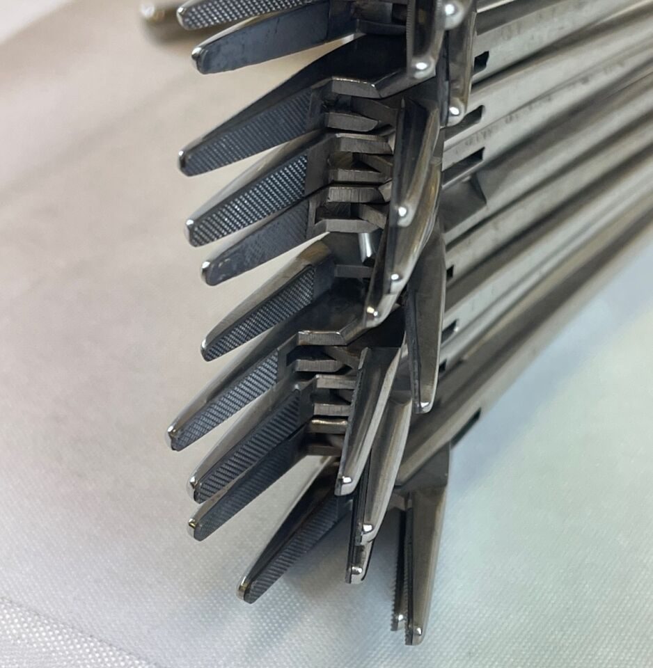 VARIOUS  Set of 31 V. Mueller SSI Ultra Codman T/C Insert 8" Needle Holder w/ Stringer — photo 7