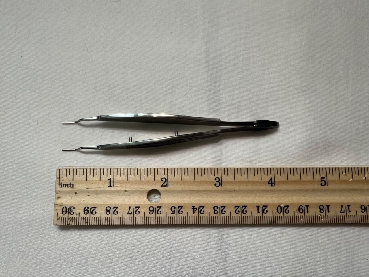 STORZ E1783 Castroviejo Suturing Bayonet Forceps 0.3mm X 4-1/4" L Ophthalmology — photo 5