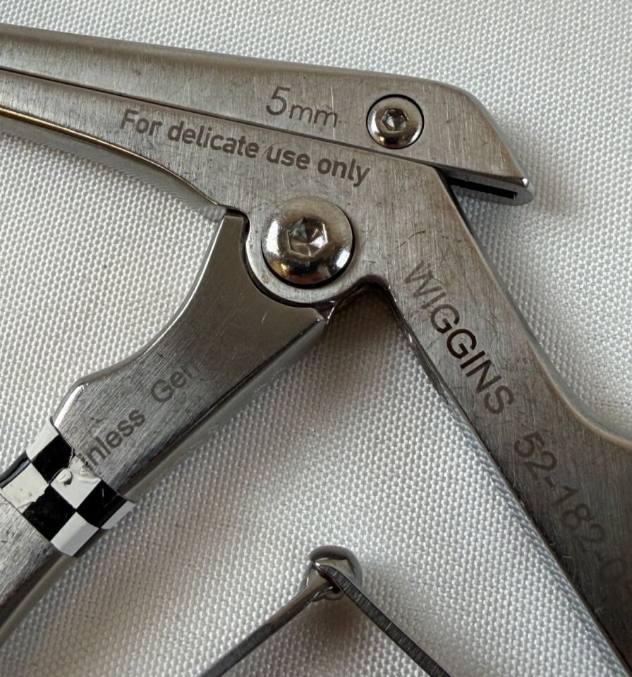 WIGGINS 52-182-05E/FS 5mm x 40deg Up x 8" Ferris Smith Handle Kerrison Rongeur — photo 3
