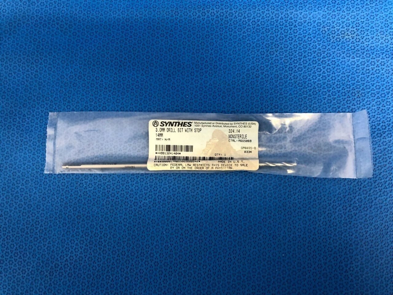 SYNTHES 324.14 Drill Bit — photo 1