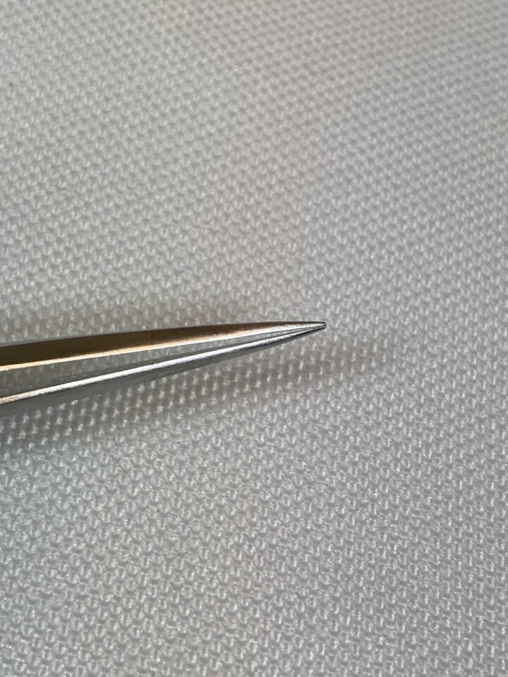 ASSI JF-3 Micro Surgery Forceps 0.3mm Tip Diam. X 4.25" Cardiovascular — photo 5